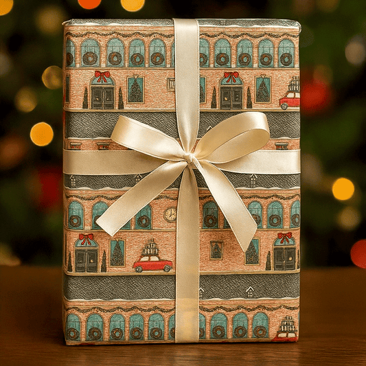 Wrapping Paper - London Townhouse Christmas
