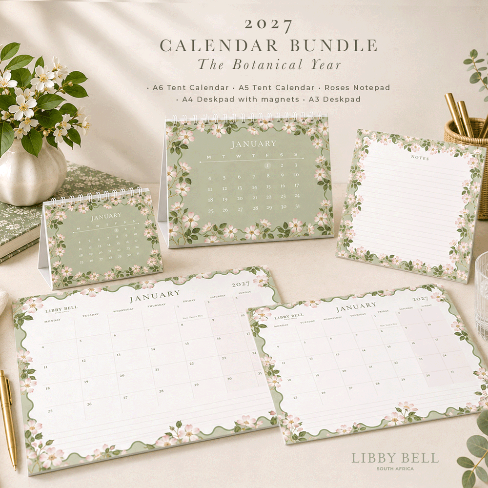 {Pre-Order} The Botanical Year - 2027 Calendar BUNDLE