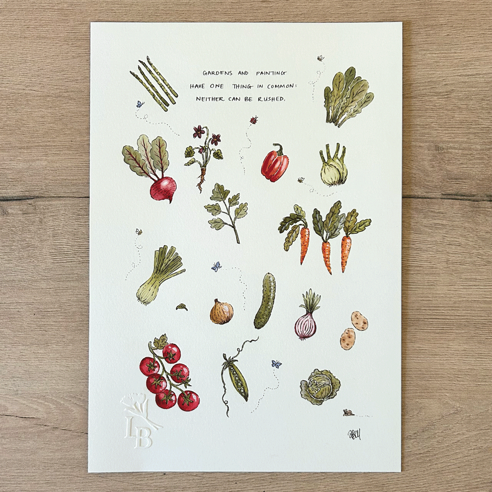 Collection of Veggies - Unframed Original Painting