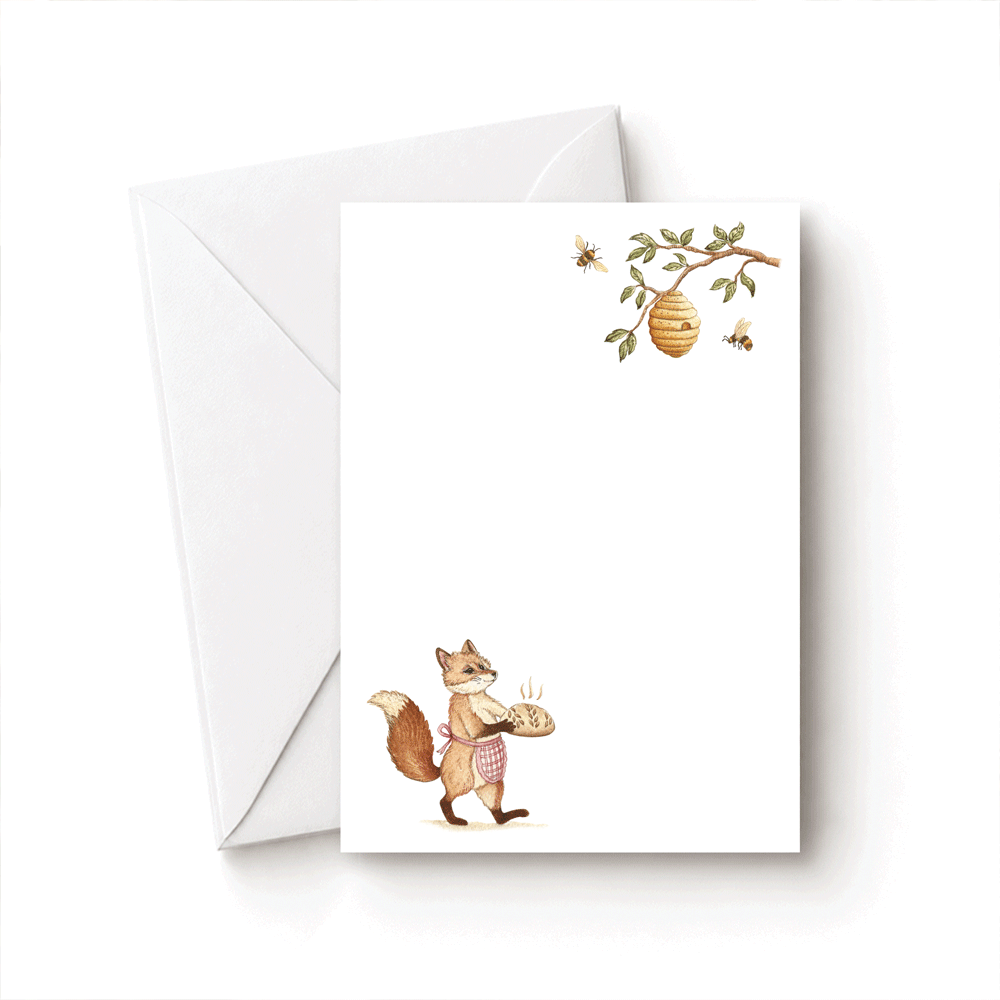 Woodland Picnic Notecard Set