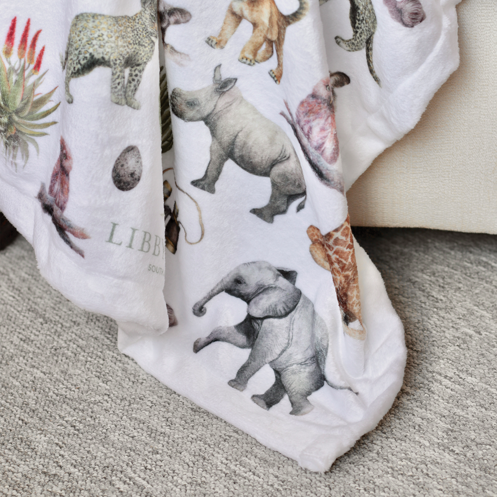 Sightings on Safari Luxe Baby Blanket