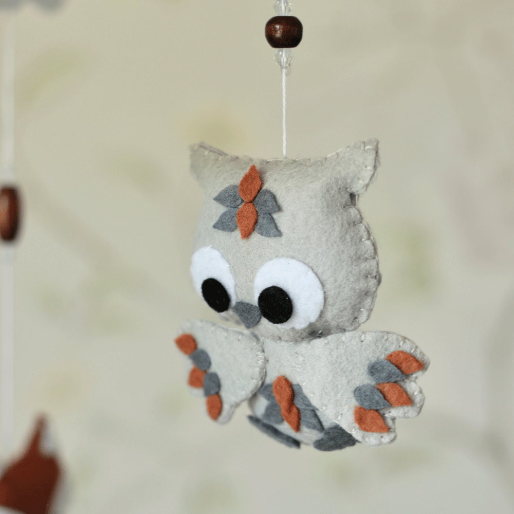 Woodland Felt Mobile