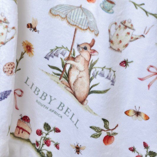 Woodland Picnic Luxe Baby Blanket
