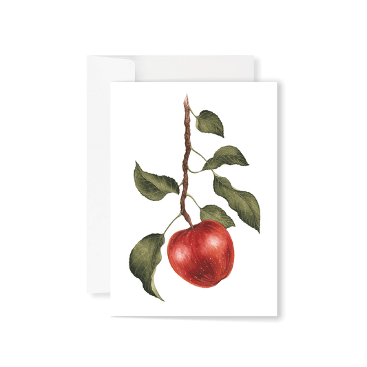 Apple greeting card