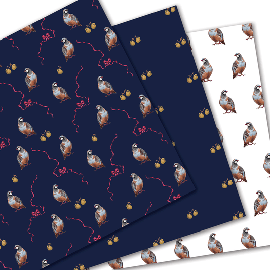 Wrapping Paper - Christmas Partridge