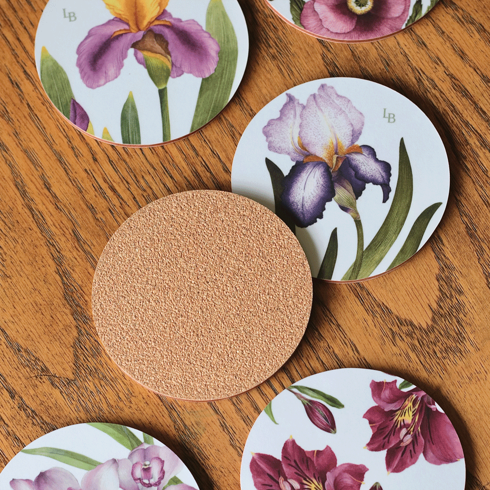 Beautiful Botanicals Coaster Set