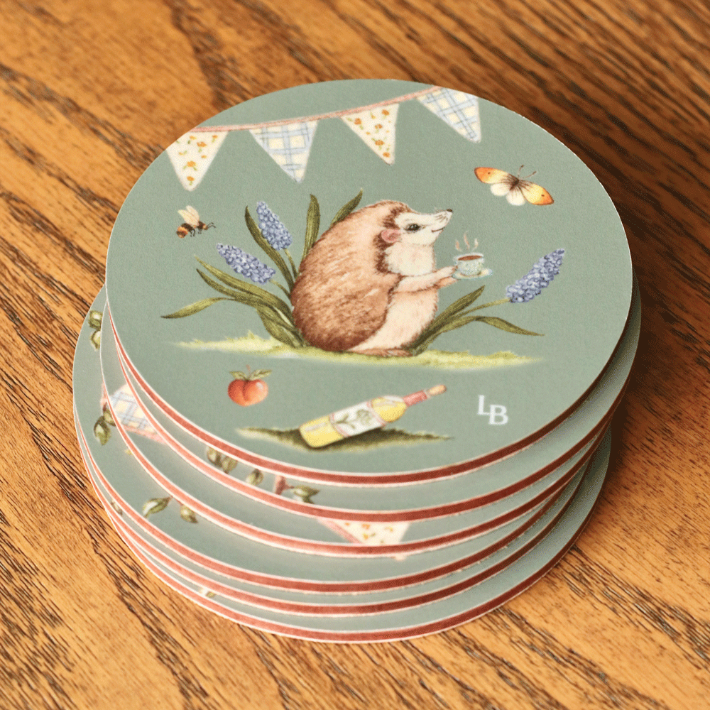 Woodland Picnic Coaster Set