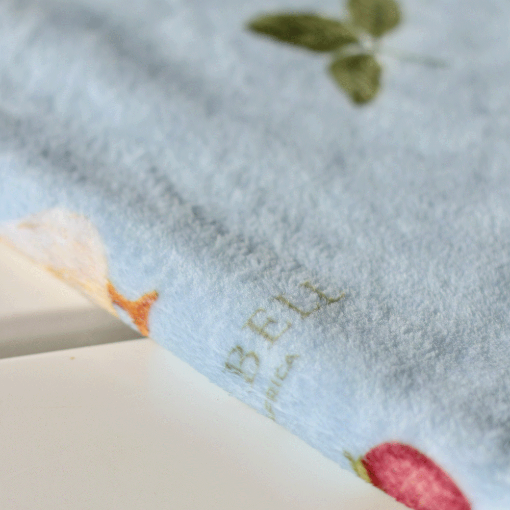 Heirloom Ducks & Strawberries Luxe Baby Blanket