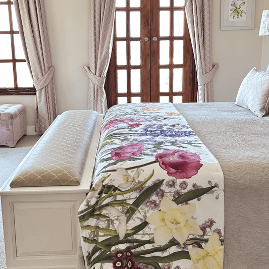 English Country Garden Luxe Blanket - Large
