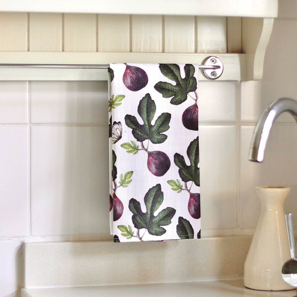Figs 100% Cotton Tea Towel