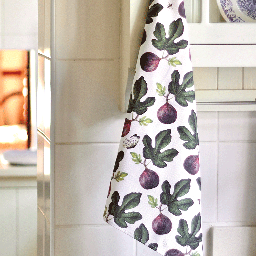 Figs 100% Cotton Tea Towel
