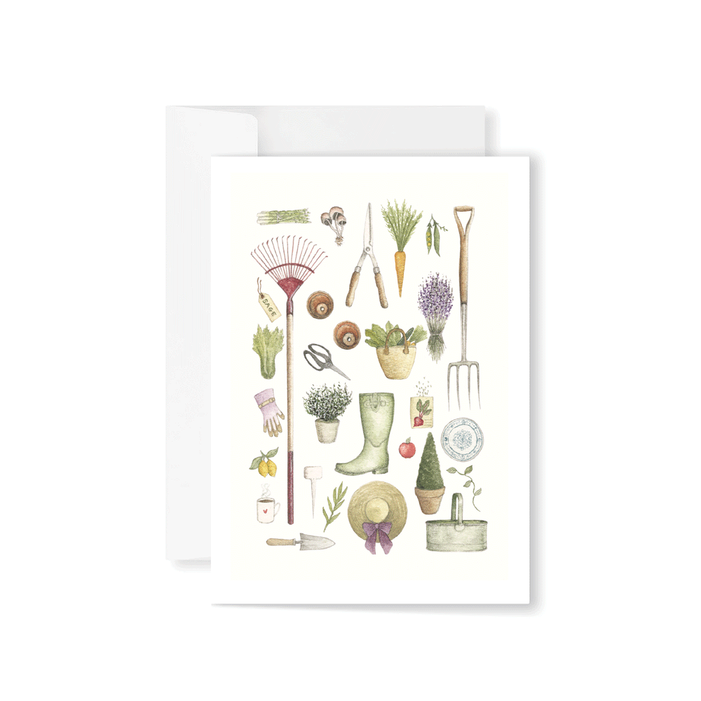 Kitchen Garden greeting card
