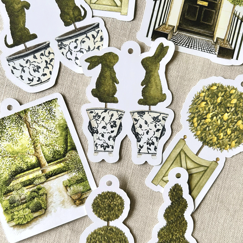 Topiary Gift Tags (set of 8)