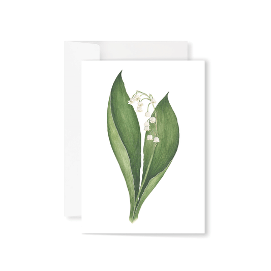 Lily of the Valley greeting card