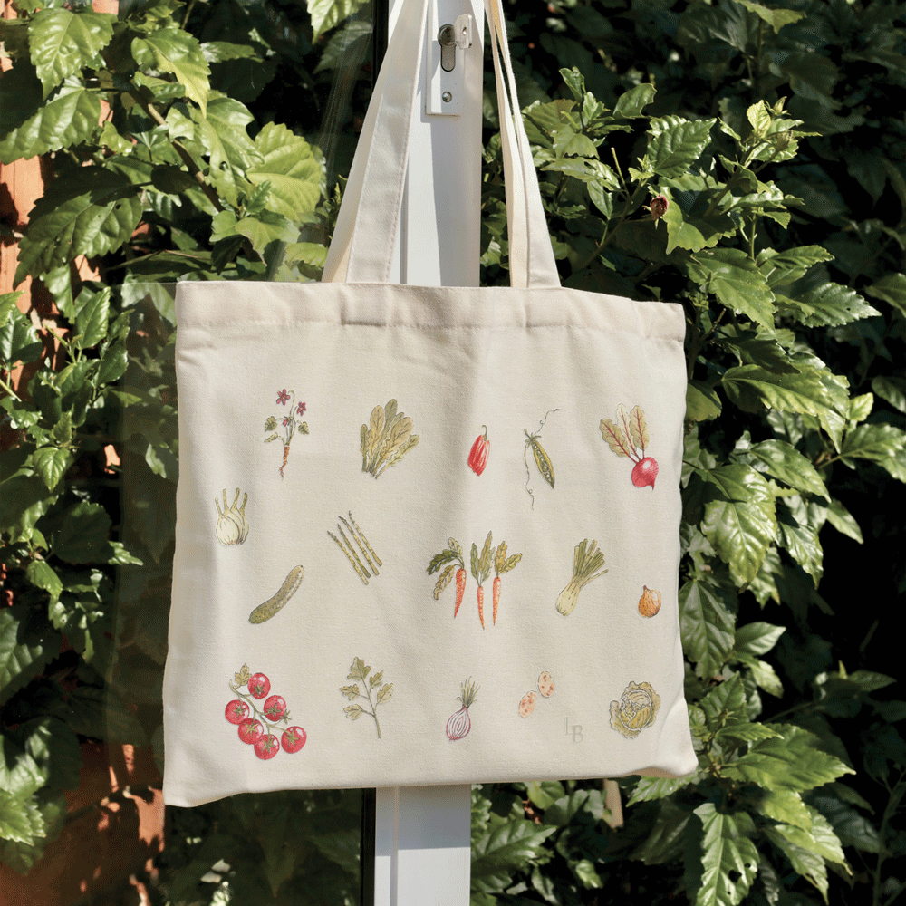 Veggies Canvas Tote Bag