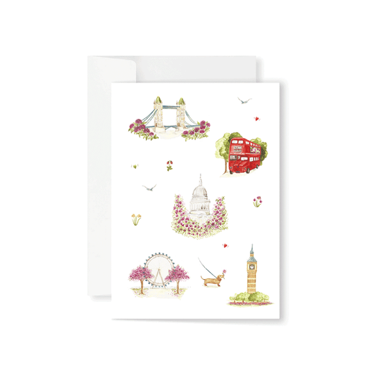 London in Bloom Greeting Card