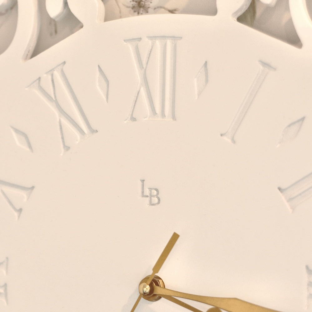 Filigree Wooden Wall Clock