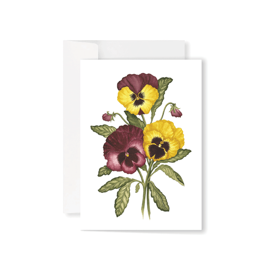Pansy Trio greeting card