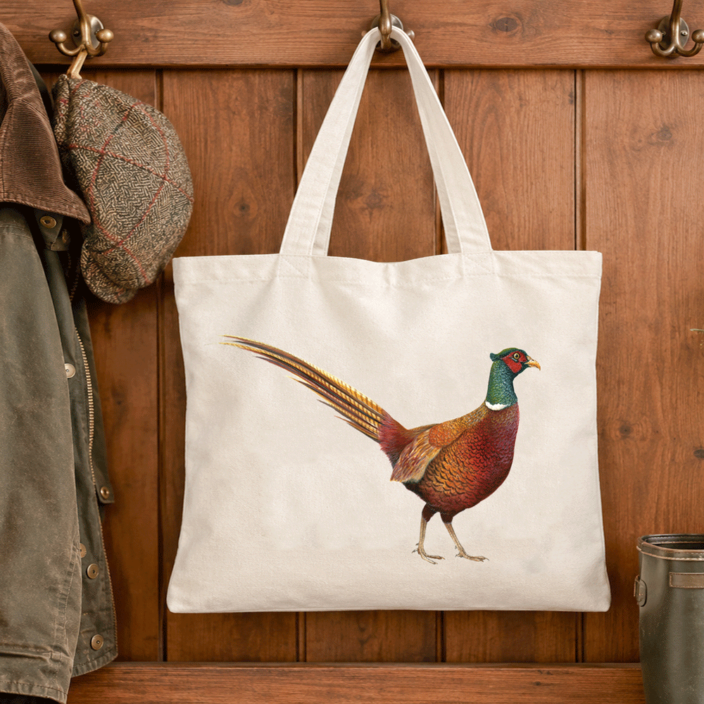 Balmoral Pheasant Canvas Tote Bag