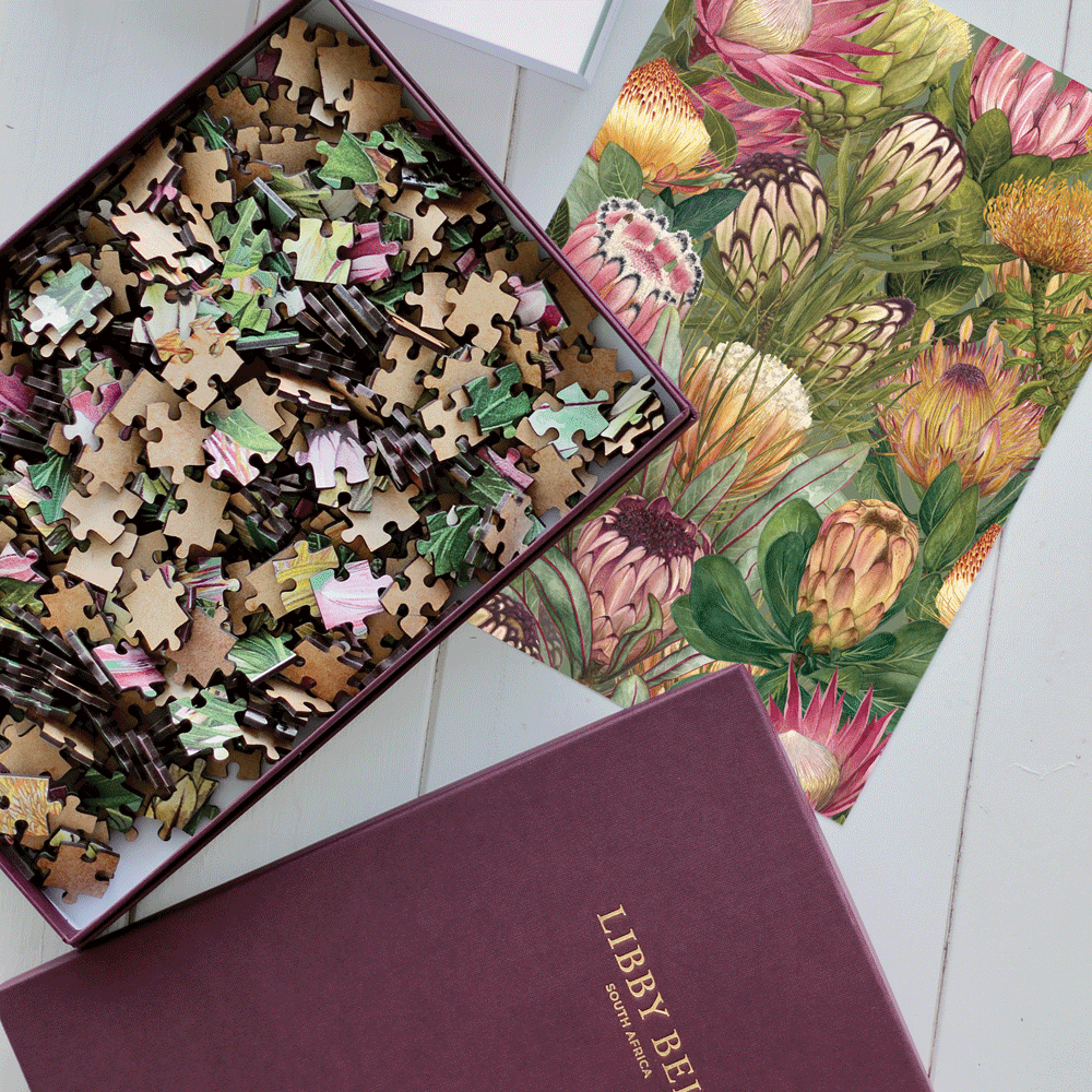Heirloom Wooden Puzzle - Proteas of RSA