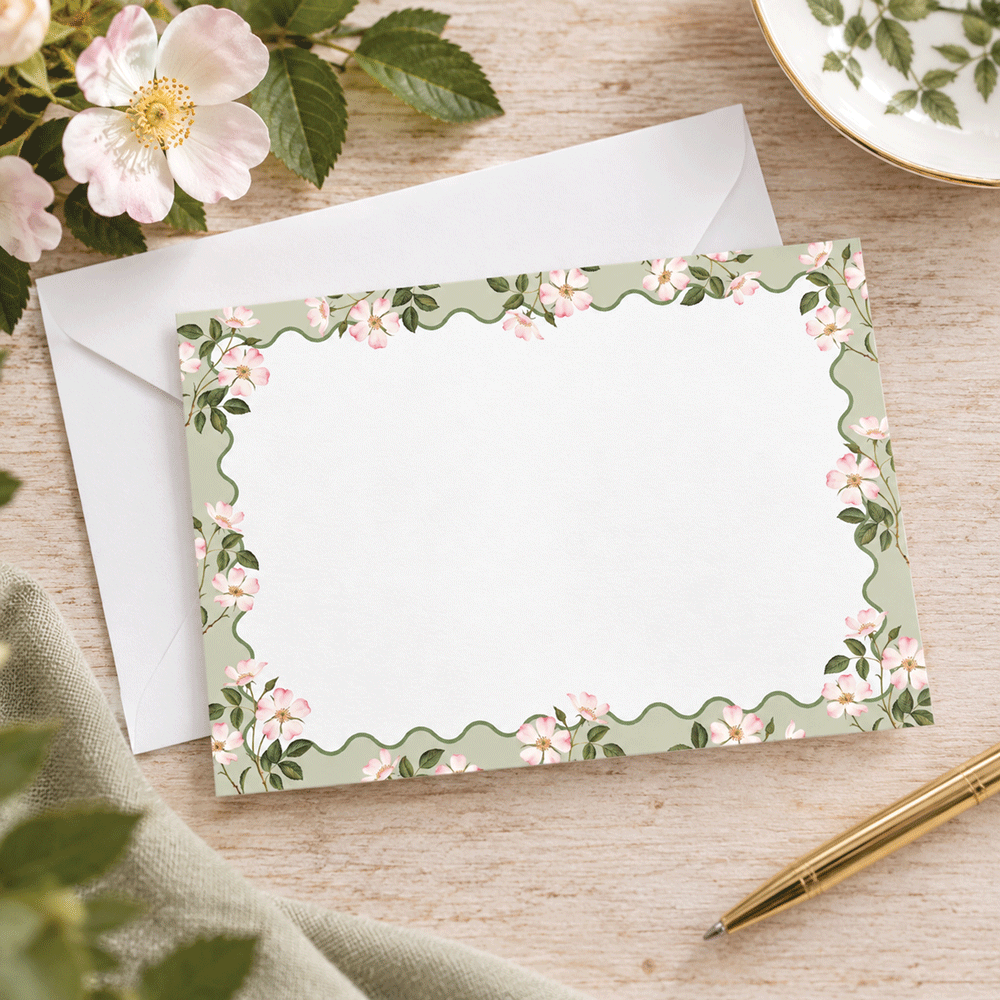 Roses Notecard Set
