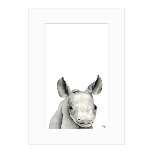 Baby Rhino - Portrait