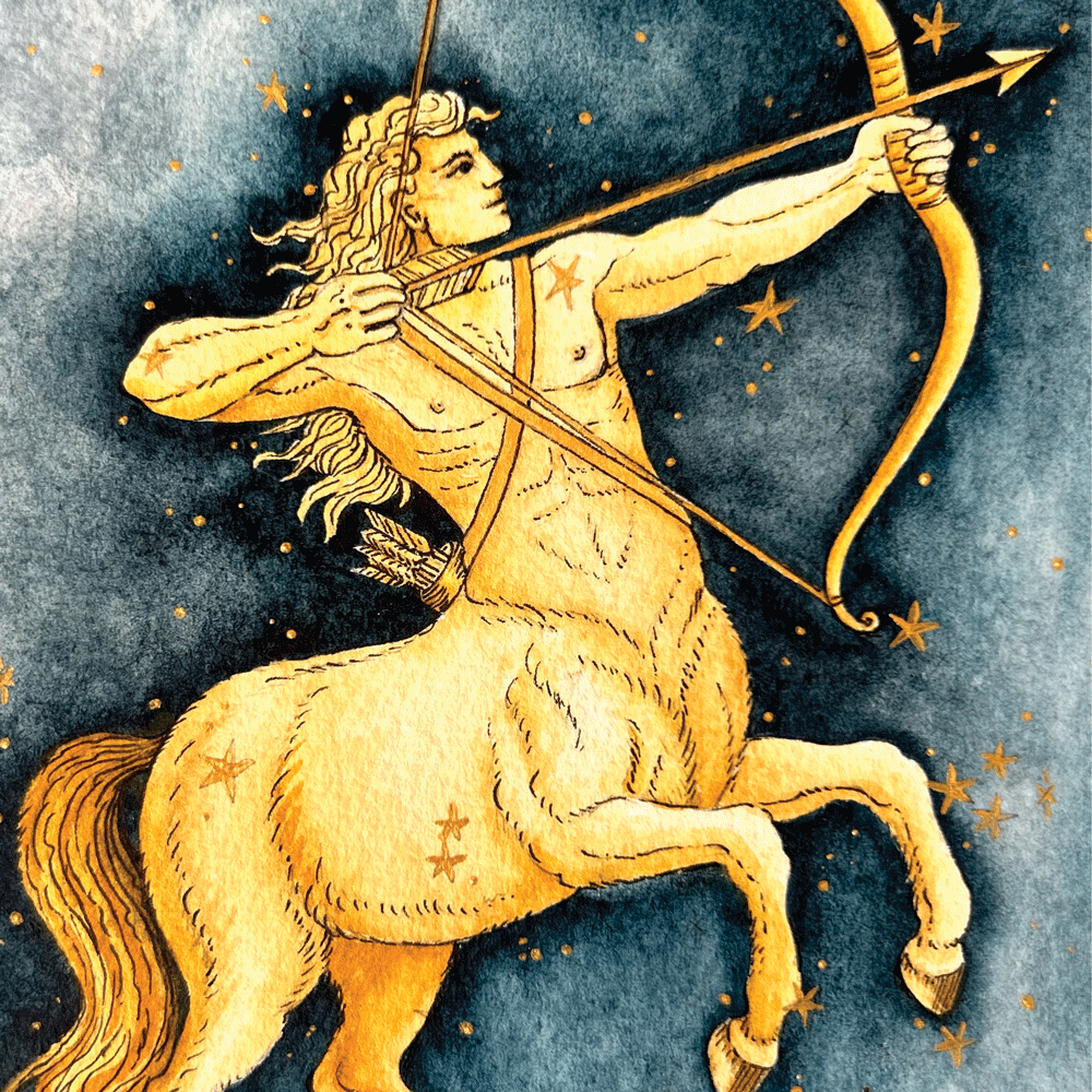 The Centaur 'Saggitarius'  - Unframed Original Painting