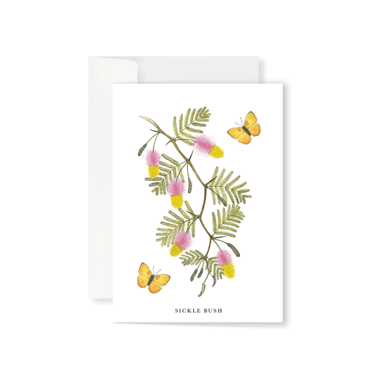 Sickle Bush Greeting Card