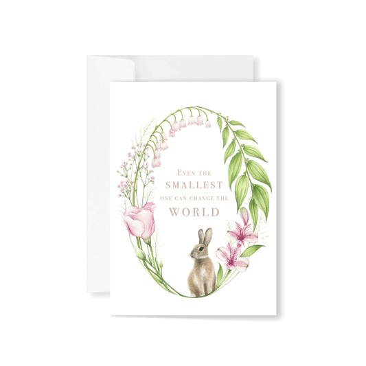 ‘Smallest One’ Bunny card