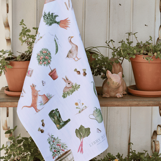 NEW Veggie Patch 100% Cotton Tea Towel