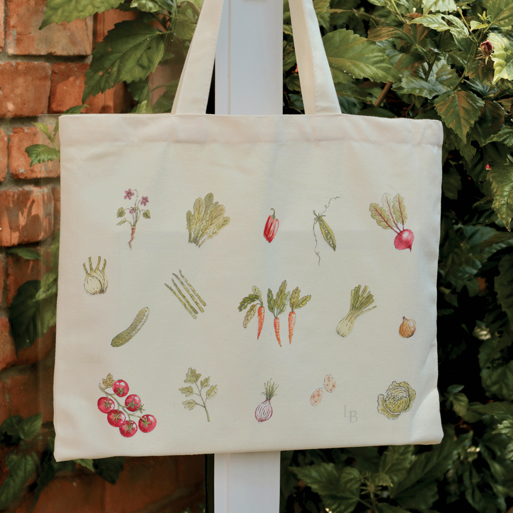 Veggies Canvas Tote Bag