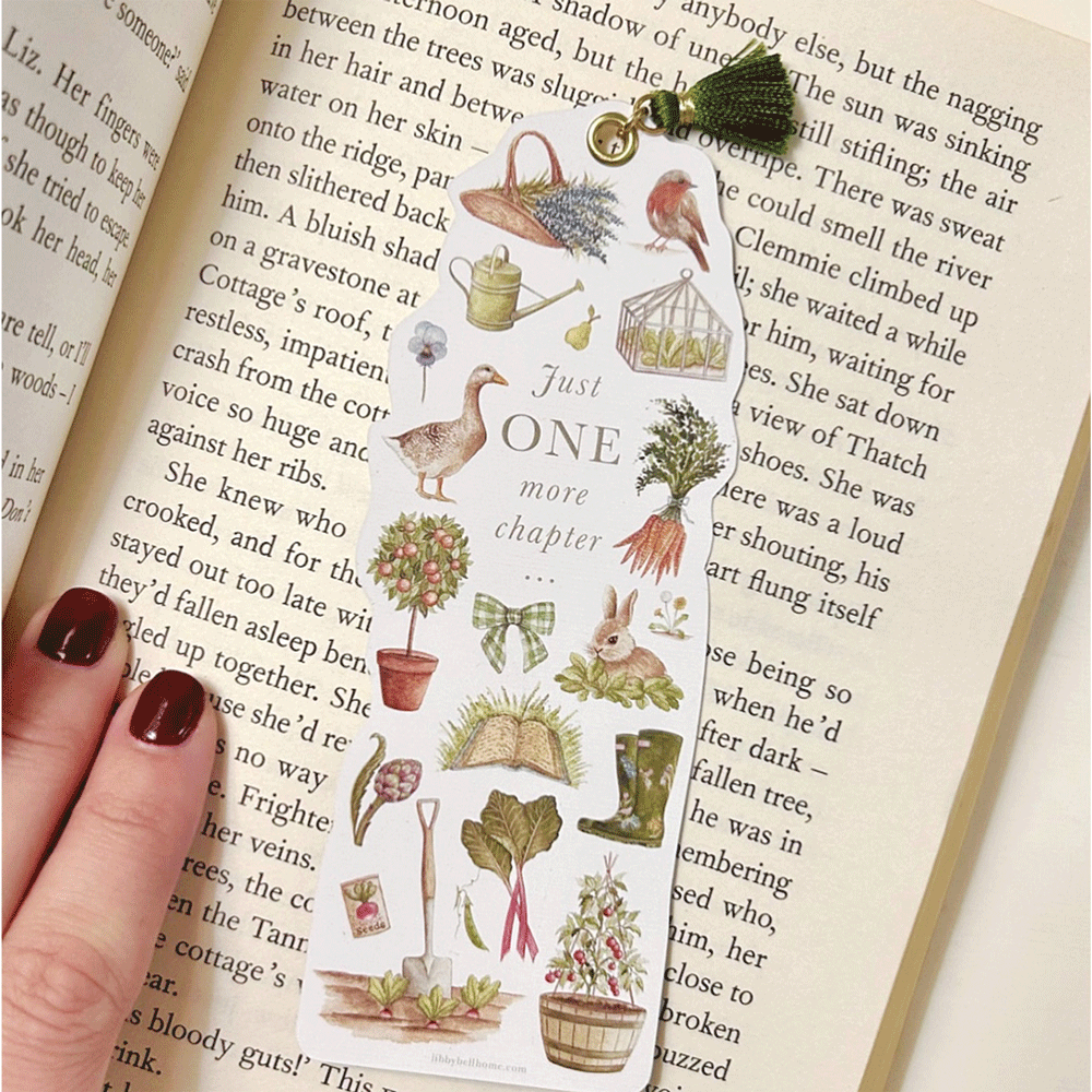 Veggie Patch Tassel Bookmark
