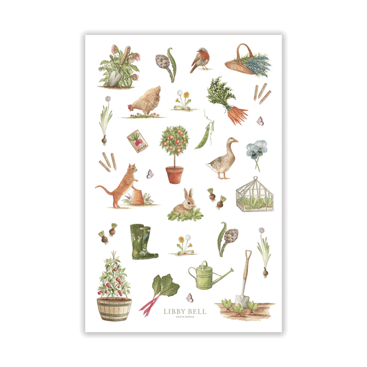 *Pre-Order* NEW Veggie Patch 100% Cotton Tea Towel
