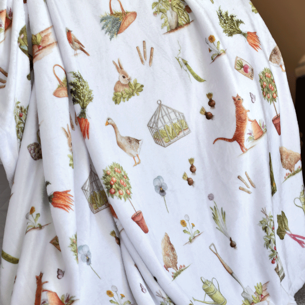 Veggie Patch Luxe Blanket