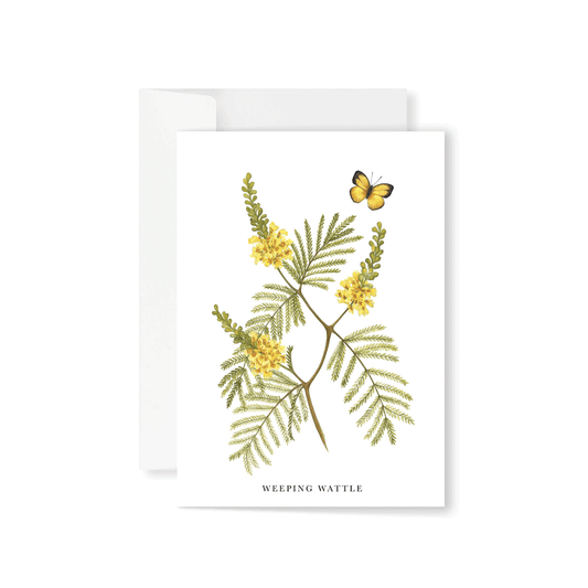 Weeping Wattle Greeting Card