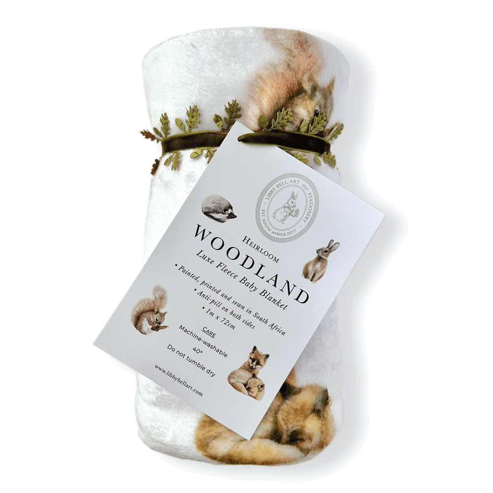 Heirloom Woodland Babies Luxe Baby Blanket