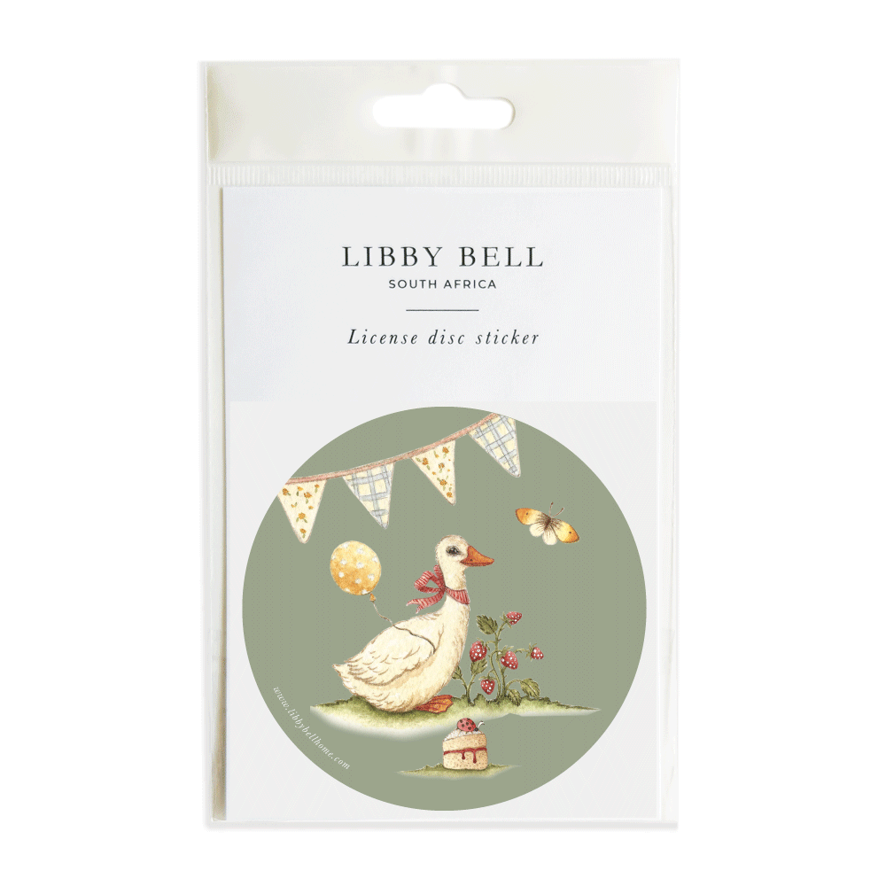 Goose Picnic License Disc Sticker