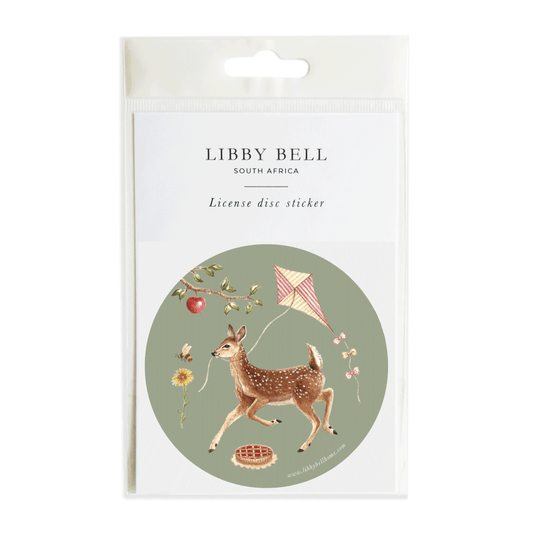 Fawn Picnic License Disc Sticker
