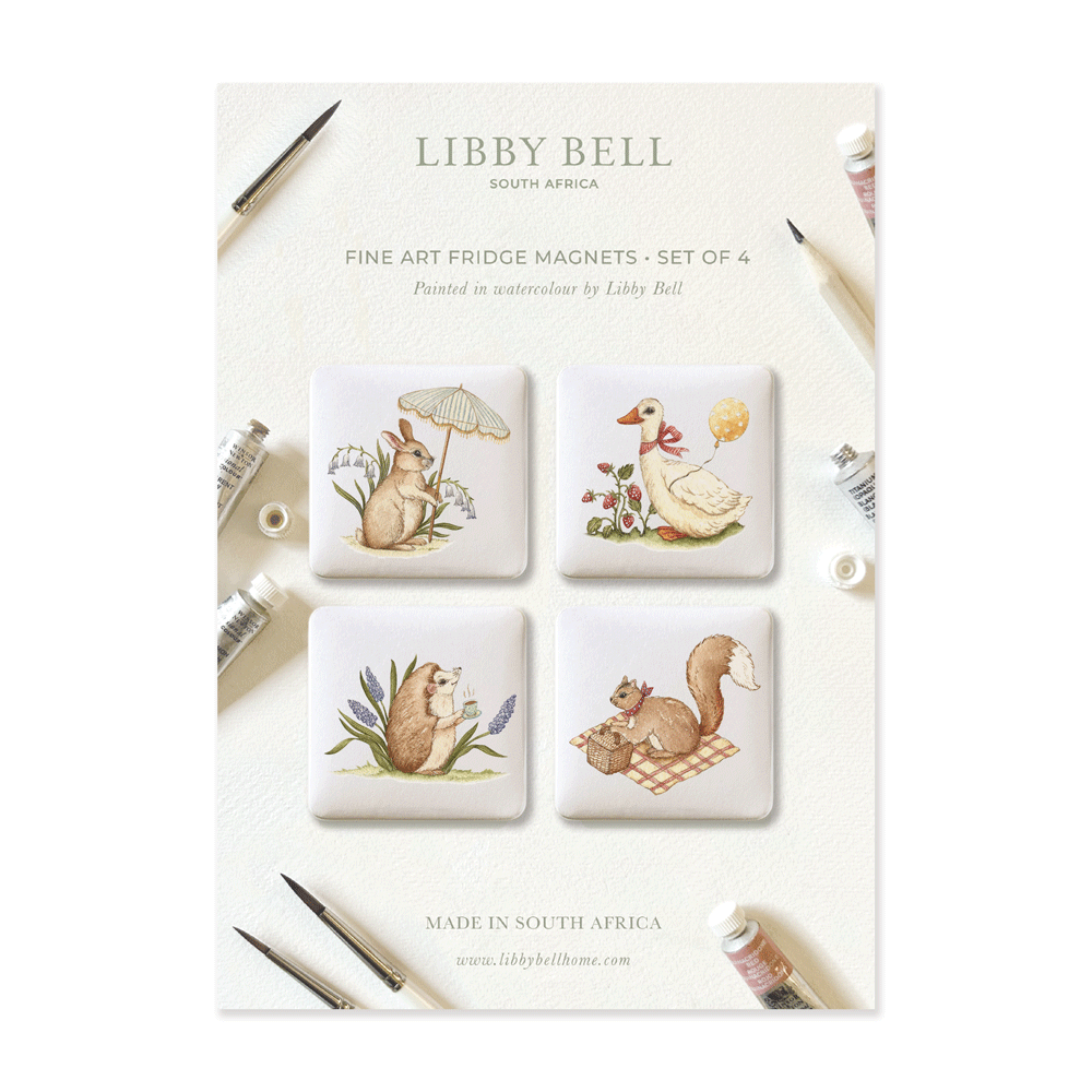 Woodland Picnic Magnet Set