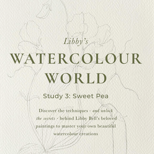 *Pre-Order* Sweet Pea Watercolour Workshop Pack