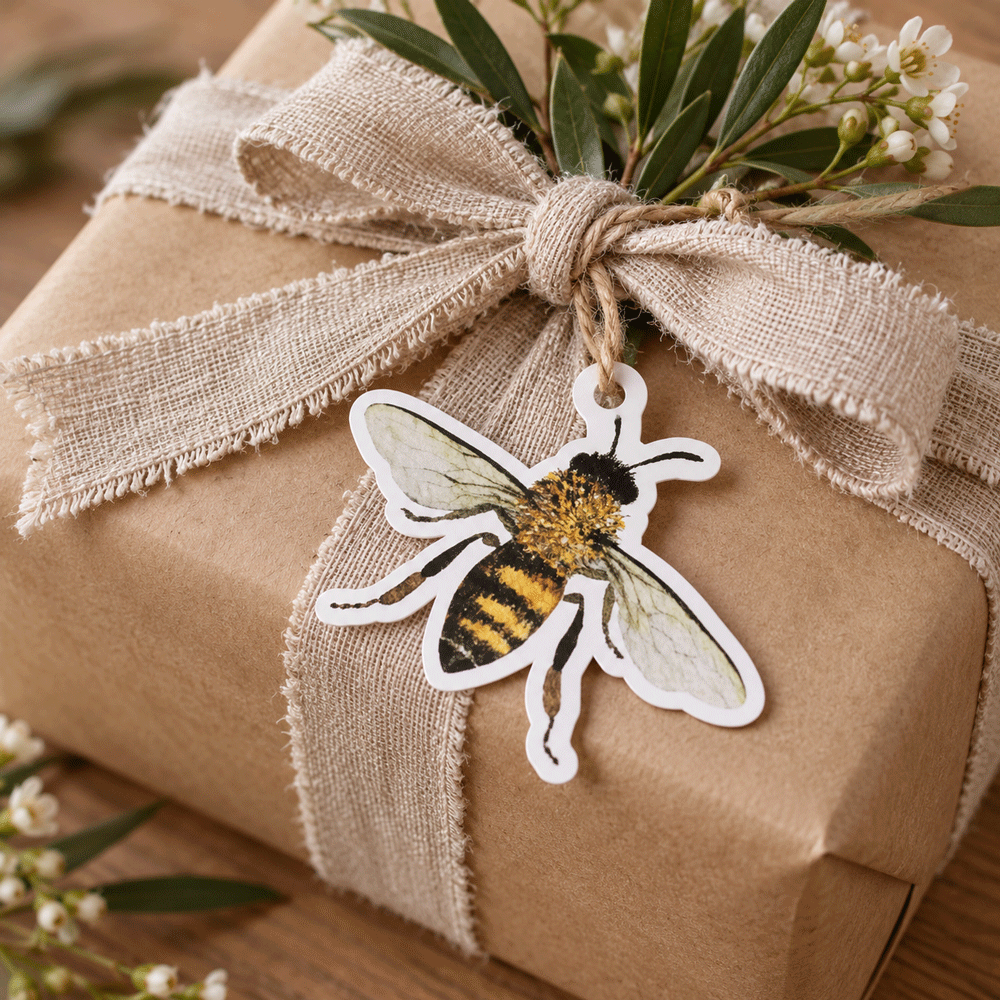 Bees Gift Tags (set of 8)