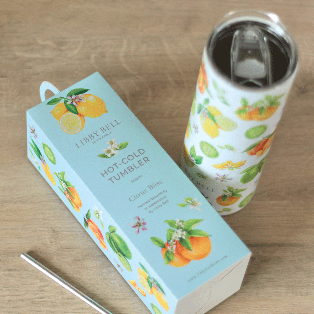 Citrus Bliss Hot-Cold Double-wall Tumbler