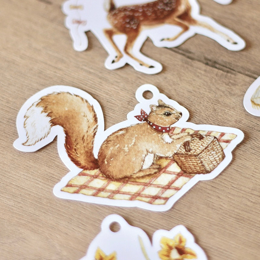 Woodland Picnic Gift Tags