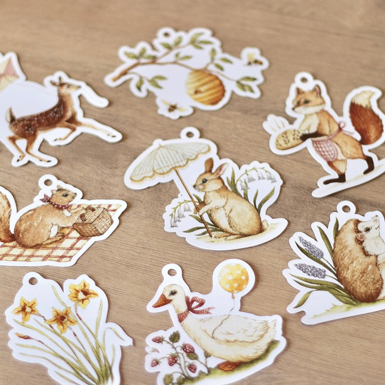Woodland Picnic Gift Tags