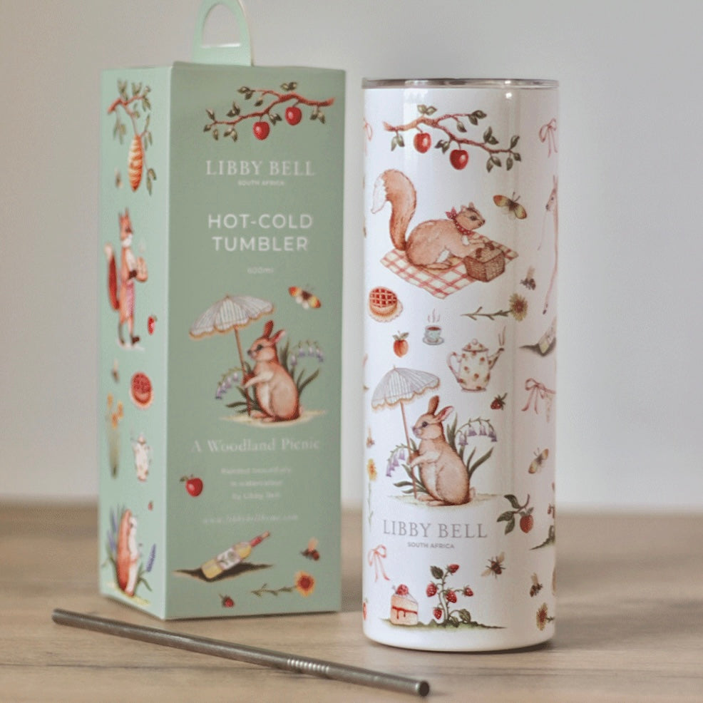 Woodland Picnic Hot-Cold Double-wall Tumbler