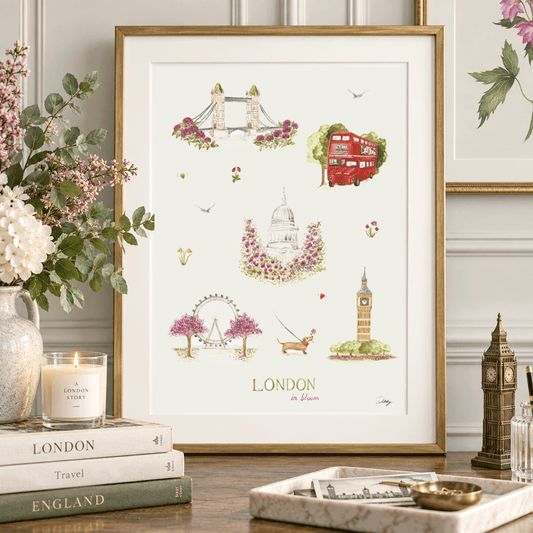 London in Bloom Print